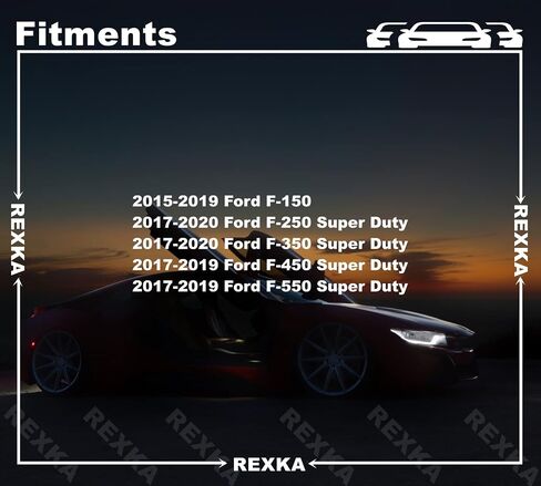 Rexka 25pcs Wheel Opening Molding Fender Flare Retainer Clip W716878-S300 for Ford F-150 F150 F250 F-350 F-450 F-550 Super Duty W716878S300 in Saudi Arabia
