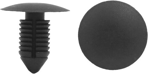 uxcell 50Pcs Black Plastic Rivets Fastener Fender Bumper Push Clips 11mm for Car in Saudi Arabia