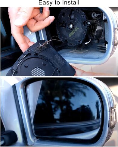 Passenger Side Mirror Glass Replacement Fit for Mercedes Benz C W205 2015-2021 E W213 2016-2021 S W222 2014-2021 GLC W253 2016-2021, Right Side Heated Rearview Mirror with Blind Spot in Saudi Arabia