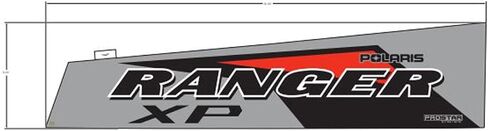 Polaris Ranger Ranger Box Decal, Left, Genuine OEM Part 7188687, Qty 1 in Saudi Arabia