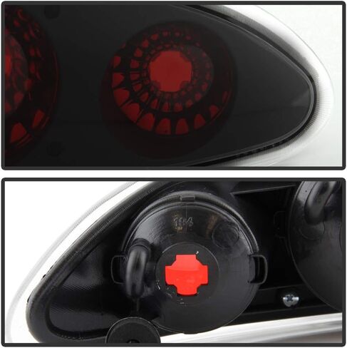 ACANII - For Black Smoke 1993-2002 Chevy Camaro SS Sport Tail Lights Brake Lamps Replacement Driver & Passenger Side in Saudi Arabia