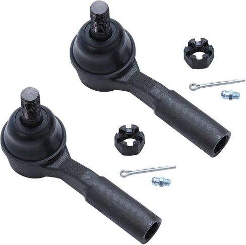 محور ديترويت - 2 قضبان ربط خارجية أمامية لسيارة 2006-2012 Chevy Colorado GMC Canyon 2007-2008 Isuzu i-290 Isuzu i-370، استبدال أطراف قضيب التعادل الخارجي بخيط 16 مم in Saudi Arabia
