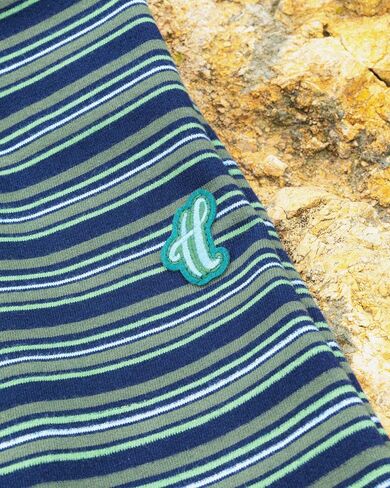 The Hundreds Men's Blades Striped Short Sleeve Knit T-Shirt in Saudi Arabia