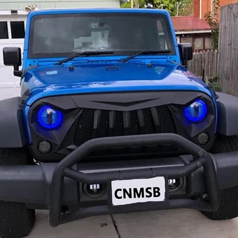 ملصقات المصابيح الأمامية ستيريو ثلاثية الأبعاد من Beast Eyes - زوج مضحك يمكنك صنعه بنفسك للشاحنة والسيارة والمصدات وتزيين النوافذ (قطعتان 8 بوصات) in Saudi Arabia