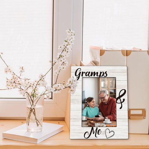 إطارات صور عيد الأب - إطار صور الجد، هدايا PopsGrandpa لعيد ميلاد الأب من أحفاد الأحفاد، إطارات صور الجد من Pops and Me لديكور غرفة النوم المنزلية، 5x7 in Kuwait