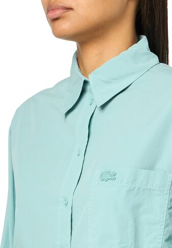 Lacoste Women's Summer Pack Oversized Fit Long Sleeve Solid Shirt in Saudi Arabia