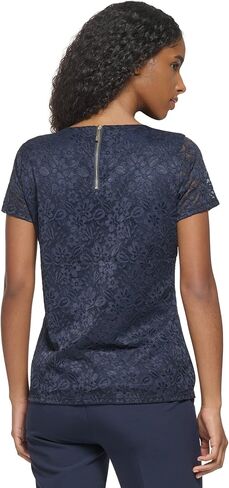 Tommy Hilfiger Short Sleeve Lace Blouse in Saudi Arabia