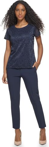 Tommy Hilfiger Short Sleeve Lace Blouse in Saudi Arabia