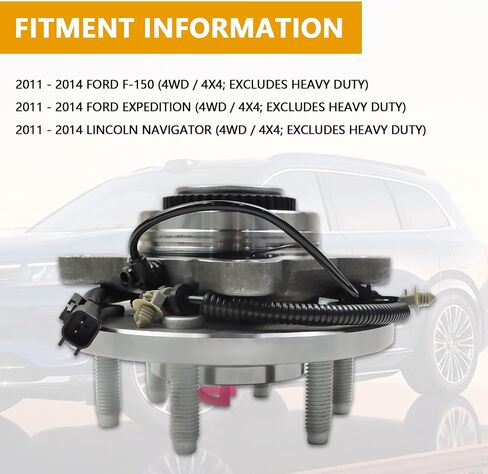 512498 2PC Front Wheel Hub and Bearing Assembly for 2013-2020 Ford Fusion, for 2013-2016 Lincoln MKZ, for 2019-2020 Ford Police Responder Hybrid, for 2019-2020 Ford SSV Plug-in Hybrid in Saudi Arabia