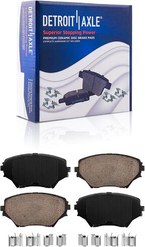 Detroit Axle - Brake Kit for 2004-2005 Toyota Rav4 Replacement Disc Brake Rotors Ceramic Brakes Pads Front and Rear in Saudi Arabia