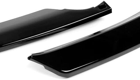 3 Pieces Front Bumper Lip Spoiler Splitter Side Body Kit Trim Protection Compatible with 2009-2012 Audi A4 B8 S-Line, 2010 2011 (Painted Black) in Saudi Arabia