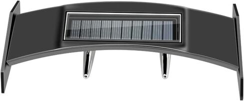 Mini Car Rear Spoiler with Solar Red LED Automotive Lights, High Performance Car Spoiler Universal Fit, Adjustable Spoilers for Cars Tail(6.5") in Saudi Arabia