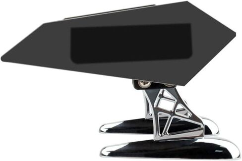 Mini Car Rear Spoiler with Solar Red LED Automotive Lights, High Performance Car Spoiler Universal Fit, Adjustable Spoilers for Cars Tail(6.5") in Saudi Arabia