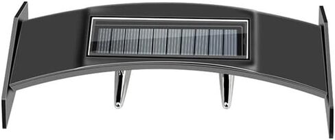 Mini Car Rear Spoiler with Solar Red LED Automotive Lights, High Performance Car Spoiler Universal Fit, Adjustable Spoilers for Cars Tail(6.5") in Saudi Arabia
