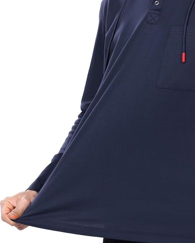 FR Shirts for Men Light Weight, Hooded Welding T Shirt,6.5oz 100% Cotton Long Sleeve Flame Resistant Clothing CAT2 in Saudi Arabia