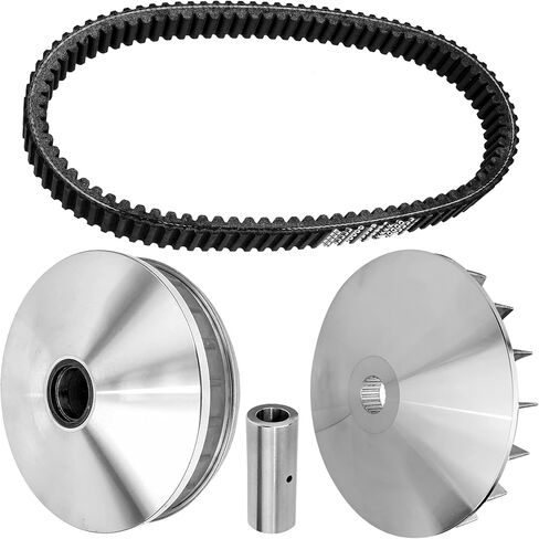 Caltric Complete Complete Clutch Primary Fixed Sliding Sheave Belt Compatible with Yamaha Rhino 450 Yxr450Fa 2006-2009 in Saudi Arabia
