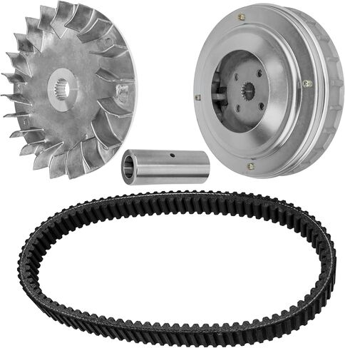 Caltric Complete Complete Clutch Primary Fixed Sliding Sheave Belt Compatible with Yamaha Rhino 450 Yxr450Fa 2006-2009 in Saudi Arabia