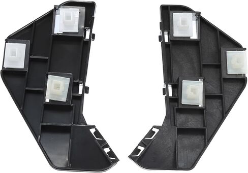 X AUTOHAUX Pair of Front Bumper Bracket Retainer Spacer Mounting Support Driver and Passenger Side 71193-S9A-000 for Honda CR-V 2002-2006 Plastic Black in Saudi Arabia