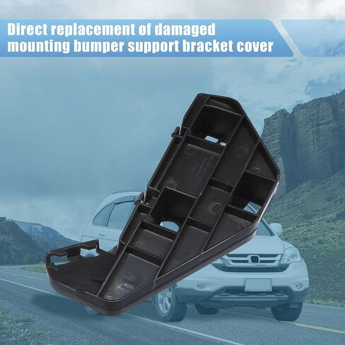 X AUTOHAUX Pair of Front Bumper Bracket Retainer Spacer Mounting Support Driver and Passenger Side 71193-S9A-000 for Honda CR-V 2002-2006 Plastic Black in Saudi Arabia