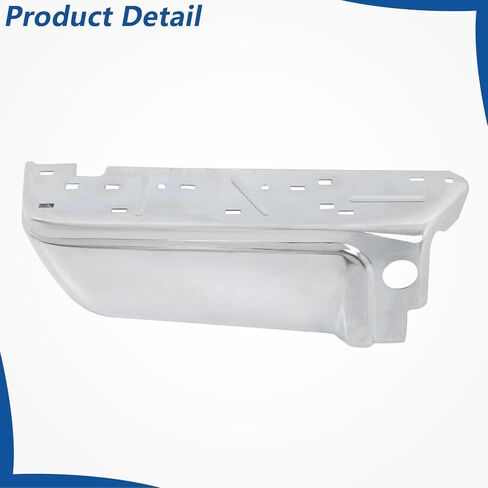 WFLNHB Rear Bumper End Left Side Bumper Chrome Replacement for F250 F350 F450 Super Duty 2008-2016 without Park Assist Sensors Hole FO1104122 in Saudi Arabia