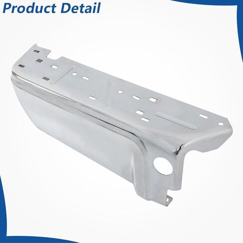 WFLNHB Rear Bumper End Left Side Bumper Chrome Replacement for F250 F350 F450 Super Duty 2008-2016 without Park Assist Sensors Hole FO1104122 in Saudi Arabia