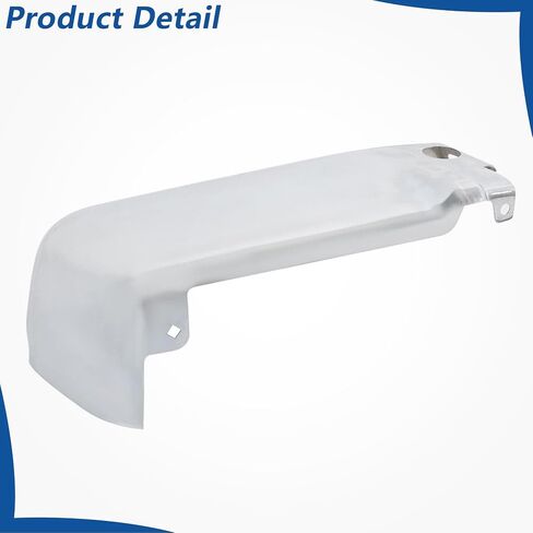 WFLNHB Rear Bumper End Left Side Bumper Chrome Replacement for F250 F350 F450 Super Duty 2008-2016 without Park Assist Sensors Hole FO1104122 in Saudi Arabia