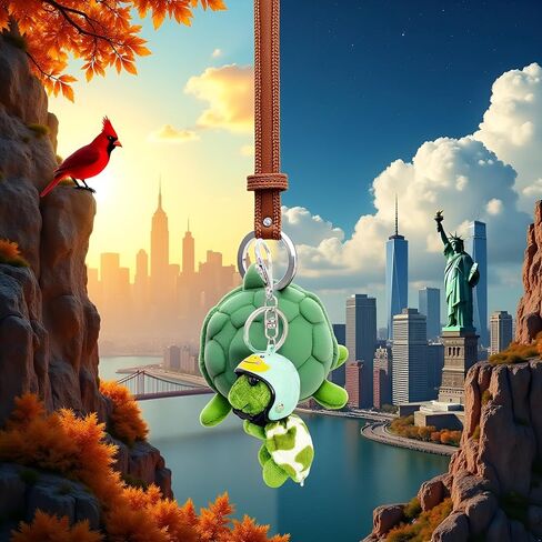 Green Plush Turtle Keychain, Funny Pendant Plush Doll Portable for Wallet Tote Bag Belt Phone, Car Keychain Women's Keyrings and Keychains, Men's Keyrings and Keychains Accessories in Saudi Arabia