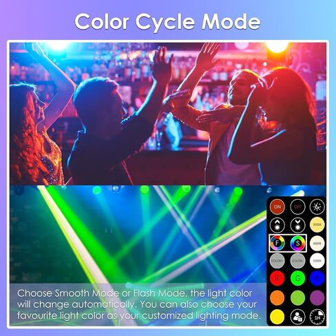 FTL MR16 LED لمبة LED لون المصابيح الكهربائية مع التحكم عن بعد ، RGB المصابيح الملونة Dimmable 2700K-6000K 12V 5W 40W مكافئ GU5.3 ، بقعة الضوء لإضاءة المناظر الطبيعية ، إضاءة المسار ، 6 عبوات in Kuwait