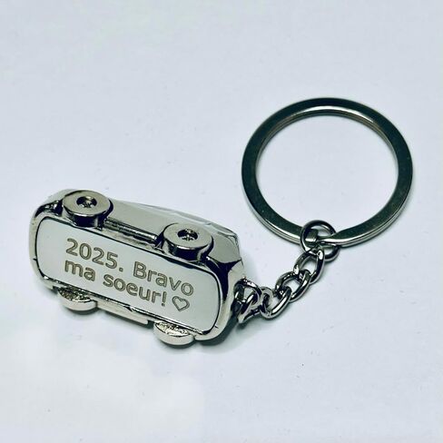 Personalized Car Keychain – Stylish Key Ring for Men & Women | Cool Auto Accessories | Gift for Drivers, Car Lovers & Auto Enthusiasts in Saudi Arabia