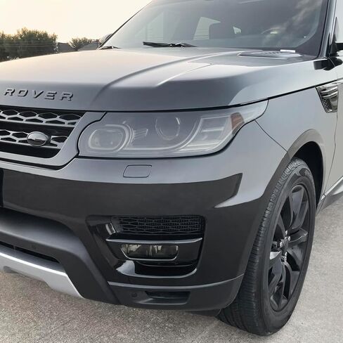 SlickMod PreCut Vinyl Smoke Tint للمصباح الأمامي Land Rover Range Rover Sport 2014-2017 (1. المصباح الأمامي، 20% دخان داكن) in Saudi Arabia