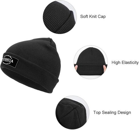 Yeshua Jesus Christian Beanie Hat قبعات جمجمة شتوية دافئة متماسكة بينيس مترهل للخارج in Kuwait