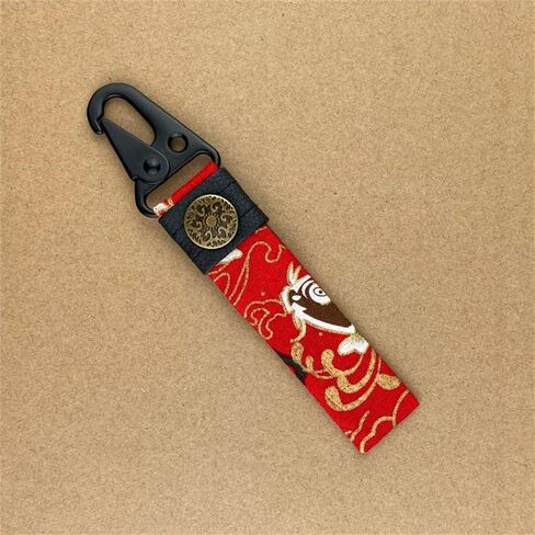 Mamarmot 2Pack Japanese Style Key Tags Motorcycle Keychain JDM Racing Car Key Tag Hanging Key Ring Strap Lanyard in Saudi Arabia