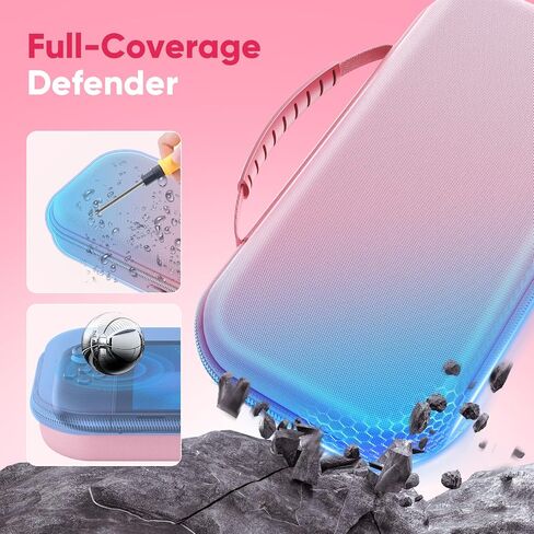[Charge Inside] Carrying Case for Nintendo Switch 2 Console 2025, Travel Case for Switch 2 with 10 Game Card Storage, Carbon Black in Kuwait