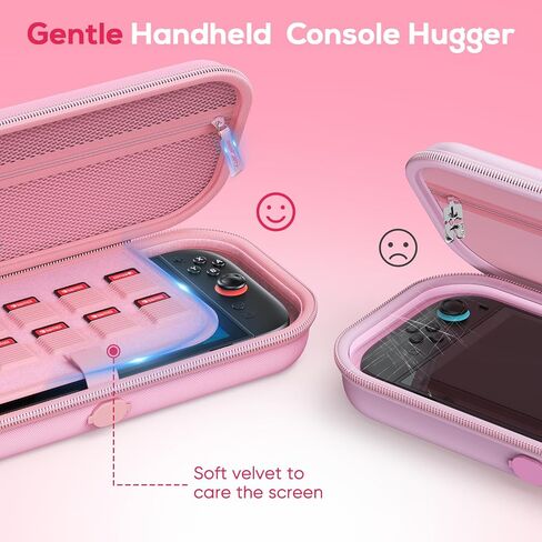 [Charge Inside] Carrying Case for Nintendo Switch 2 Console 2025, Travel Case for Switch 2 with 10 Game Card Storage, Carbon Black in Kuwait