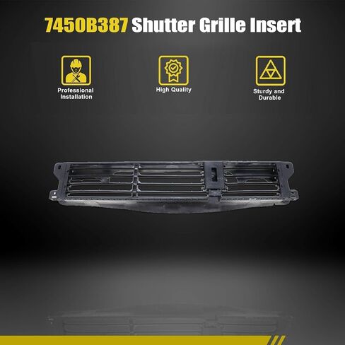 SecosAutoparts Bumper Grille Inner Front Compatible with Mitsubishi Outlander 2022 2023 2024 Replace# 7450B387, MI7450887 Front Bumper Lower Duct Inner Shutter Grille Insert in Saudi Arabia
