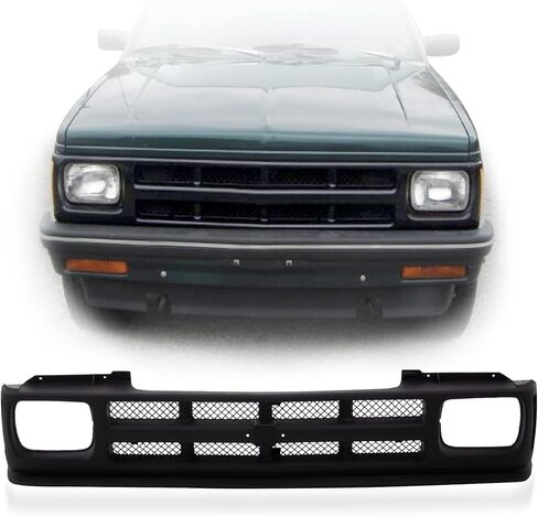 قطع غيار جديدة من Perfit Liner شواية أمامية علوية سوداء متوافقة مع 1991-1994 شيفروليه S10 بيك اب شاحنة S10 بليزر SUV تناسب GM1200143 12384611 in Saudi Arabia