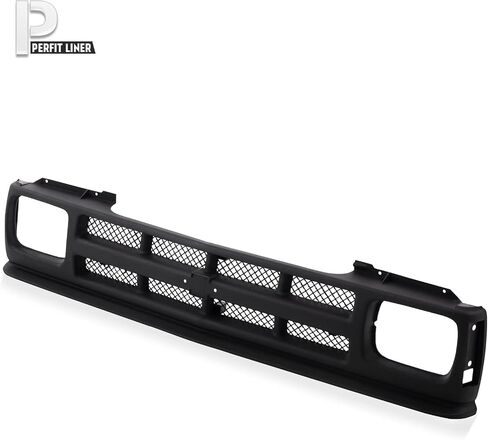 قطع غيار جديدة من Perfit Liner شواية أمامية علوية سوداء متوافقة مع 1991-1994 شيفروليه S10 بيك اب شاحنة S10 بليزر SUV تناسب GM1200143 12384611 in Saudi Arabia