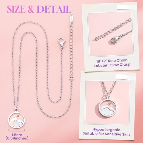 Mustard Seed Necklace for Women - Hypoallergenic Rust-Free Fade Proof Faith Jewelry, Daily Wear Gift for Sensitive Skin, Easter Christmas Birthday Baptism Confirmation in Saudi Arabia