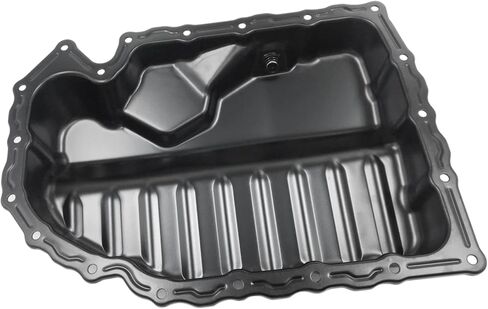 Oil Pan with Drain Plug, Steel Engine Oil Pans Sump for Audi A3 2004-2012 TT 2007-2014 Volkswagen Eos 2007-2015 Rabbit 2006-2008 Passat 2006-2010 1.8L 2.0L 06J-103-600H in Saudi Arabia