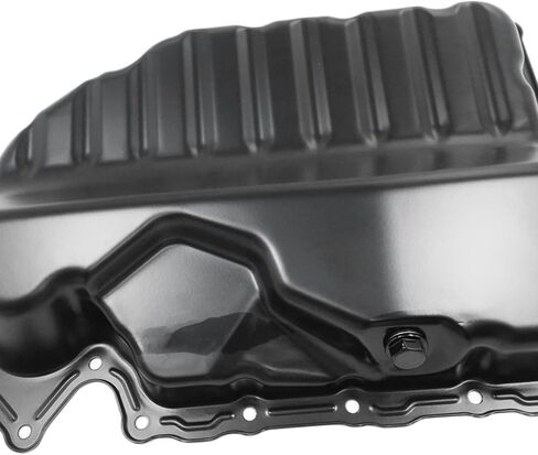 Oil Pan with Drain Plug, Steel Engine Oil Pans Sump for Audi A3 2004-2012 TT 2007-2014 Volkswagen Eos 2007-2015 Rabbit 2006-2008 Passat 2006-2010 1.8L 2.0L 06J-103-600H in Saudi Arabia