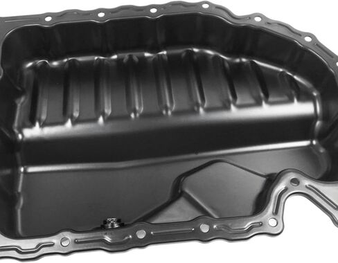 Oil Pan with Drain Plug, Steel Engine Oil Pans Sump for Audi A3 2004-2012 TT 2007-2014 Volkswagen Eos 2007-2015 Rabbit 2006-2008 Passat 2006-2010 1.8L 2.0L 06J-103-600H in Saudi Arabia