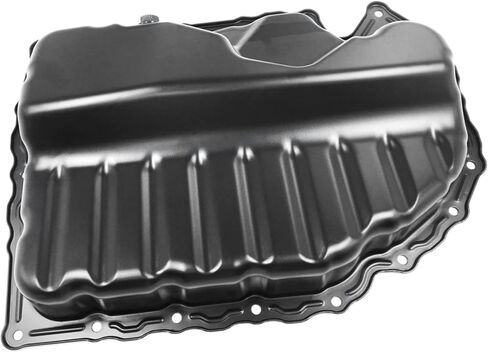 Oil Pan with Drain Plug, Steel Engine Oil Pans Sump for Audi A3 2004-2012 TT 2007-2014 Volkswagen Eos 2007-2015 Rabbit 2006-2008 Passat 2006-2010 1.8L 2.0L 06J-103-600H in Saudi Arabia