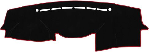 Dash Cover Compatible for Hyundai Veracruz 2007-2012, Non-Slip Dash Cover Mat Polyester Black Front Dash Cover Mat in Kuwait