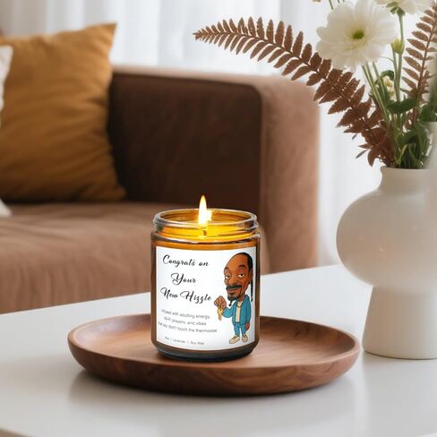 Funny Housewarming Gifts New Home - Lavender Scented Candle Gift for Women & Men, Housewarming Decorations, First Apartment Essentials, Closing Gift for Home Buyers, Congrats on Your New Hizzle in Kuwait