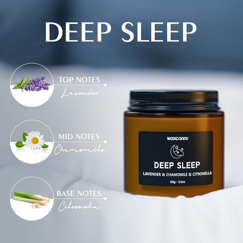 Scented Candle Gift Set, Soy Candles for Women, Sleep Candles for Home Scented, 2 Pack Aromatherapy Candle for Relaxing, Sleep, Stress Relief & Home Decor in Saudi Arabia