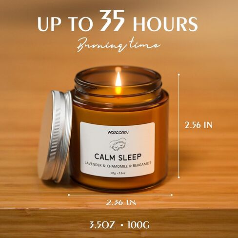 Scented Candle Gift Set, Soy Candles for Women, Sleep Candles for Home Scented, 2 Pack Aromatherapy Candle for Relaxing, Sleep, Stress Relief & Home Decor in Saudi Arabia