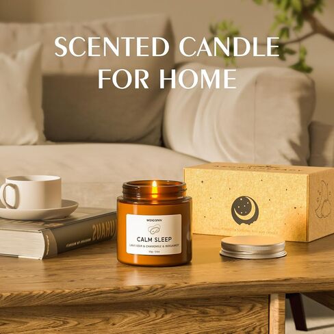 Scented Candle Gift Set, Soy Candles for Women, Sleep Candles for Home Scented, 2 Pack Aromatherapy Candle for Relaxing, Sleep, Stress Relief & Home Decor in Saudi Arabia