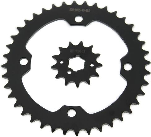 87-1988 fits Yamaha YFM350 350 Warrior 13 Tooth Front & 40 Tooth Rear Black Sprocket in Saudi Arabia