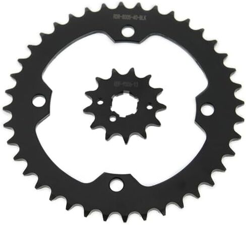 87-1988 fits Yamaha YFM350 350 Warrior 13 Tooth Front & 40 Tooth Rear Black Sprocket in Saudi Arabia