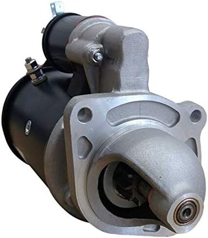 محرك بدء التشغيل RAREELECTRICAL متوافق مع Ford Tractor 545C 545D 550 A62 A64 A66 26395H 26925 26925A 27500 27500A 27500B 27500C 27500D 27500E in Saudi Arabia